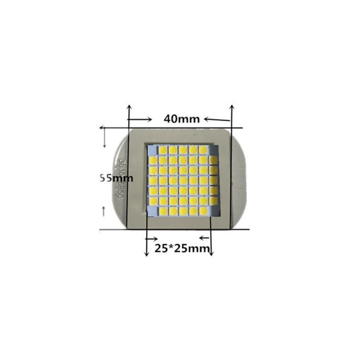 DIODA LED WYSOKIEJ MOCY 50W ZIMNA-BIAŁA TYP 3