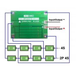 MODUŁ BMS BALANSERA 4S 40A DO AKUMULATORÓW 18650
