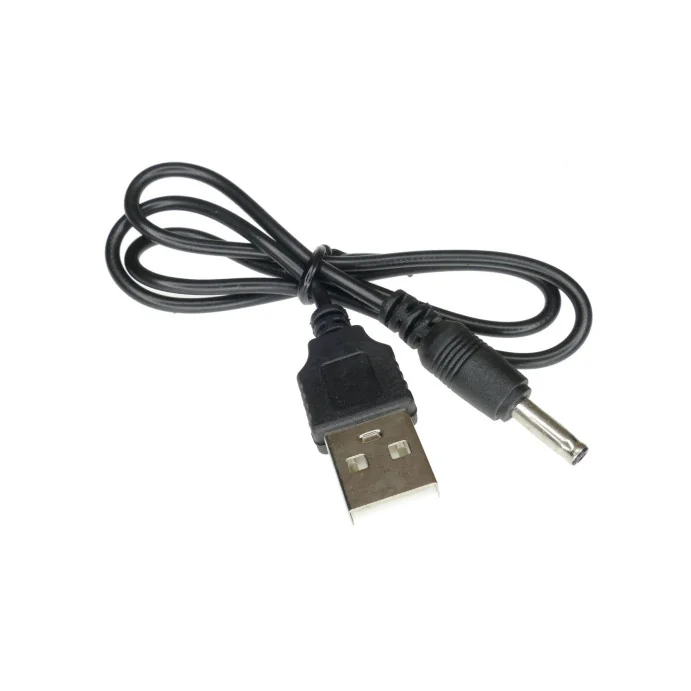 KABEL USB WTYK A - WTYK DC 1.3/3.4 50 CM