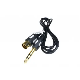 KABEL DIN5 - JACK 6.3 STEREO 1.5M ŁEZKA