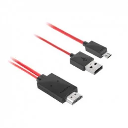 KABEL DO SAMSUNG S2 HDMI-MICRO USB GN/WT MHL 1.5M