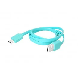 KABEL USB WTYK A - MICRO USB WTYK TYPU C MIĘTOWY 1M