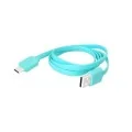 KABEL USB WTYK A - MICRO USB WTYK TYPU C MIĘTOWY 1M