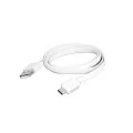 KABEL USB WTYK A - MICRO USB WTYK TYPU C BIAŁY 1M