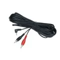 KABEL JACK 2.5-2xRCA (CHINCH) 5M WTYK JACK KĄTOWY