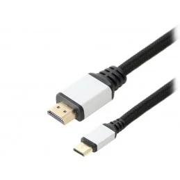 KABEL HDMI-MINI HDMI 1.5M SILVER