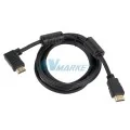 KABEL HDMI-HDMI 1.8M KĄTOWO-PROSTY 1.4 V