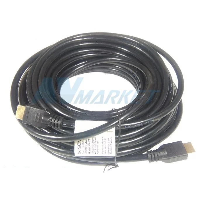 KABEL HDMI-HDMI 15M VITALCO ZŁOCONY