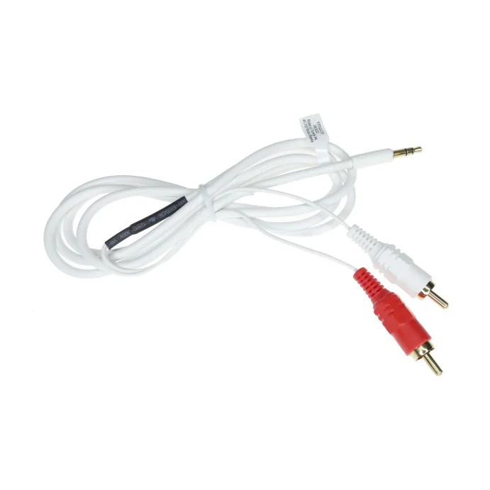 KABEL JACK 3.5-2XRCA 1.5M BIAŁY VITALCO