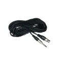 KABEL XLR (CANON) GNIAZDO - JACK 6.3 WTYK MONO 10M GUMA