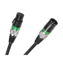 KABEL XLR (CANON) WTYK - XLR (CANON) GNIAZDO 5M GUMA HQ