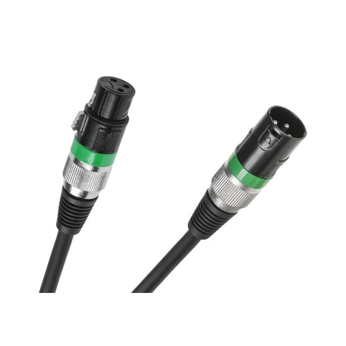 KABEL XLR (CANON) WTYK - XLR (CANON) GNIAZDO 5M GUMA HQ