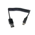 KABEL USB WTYK A - MINI USB WTYK 5 PIN 0.6M SPIRALNY