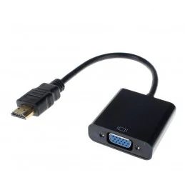 PRZEJ.HDMI WT- VGA GN  + AUDIO KONWERTER