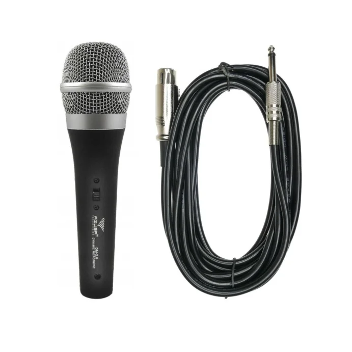 MIKROFON AZUSA DM-2.0 + KABEL JACK 6.3 - XLR (CANON) 5M