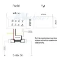 WOLTOMIERZ AMPEROMIERZ 100V 50A + BOCZNIK