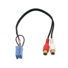 ADAPTER SAMOCHODOWY DO RADIA MINI ISO GRUNDIG GNIAZDO-2XRCA