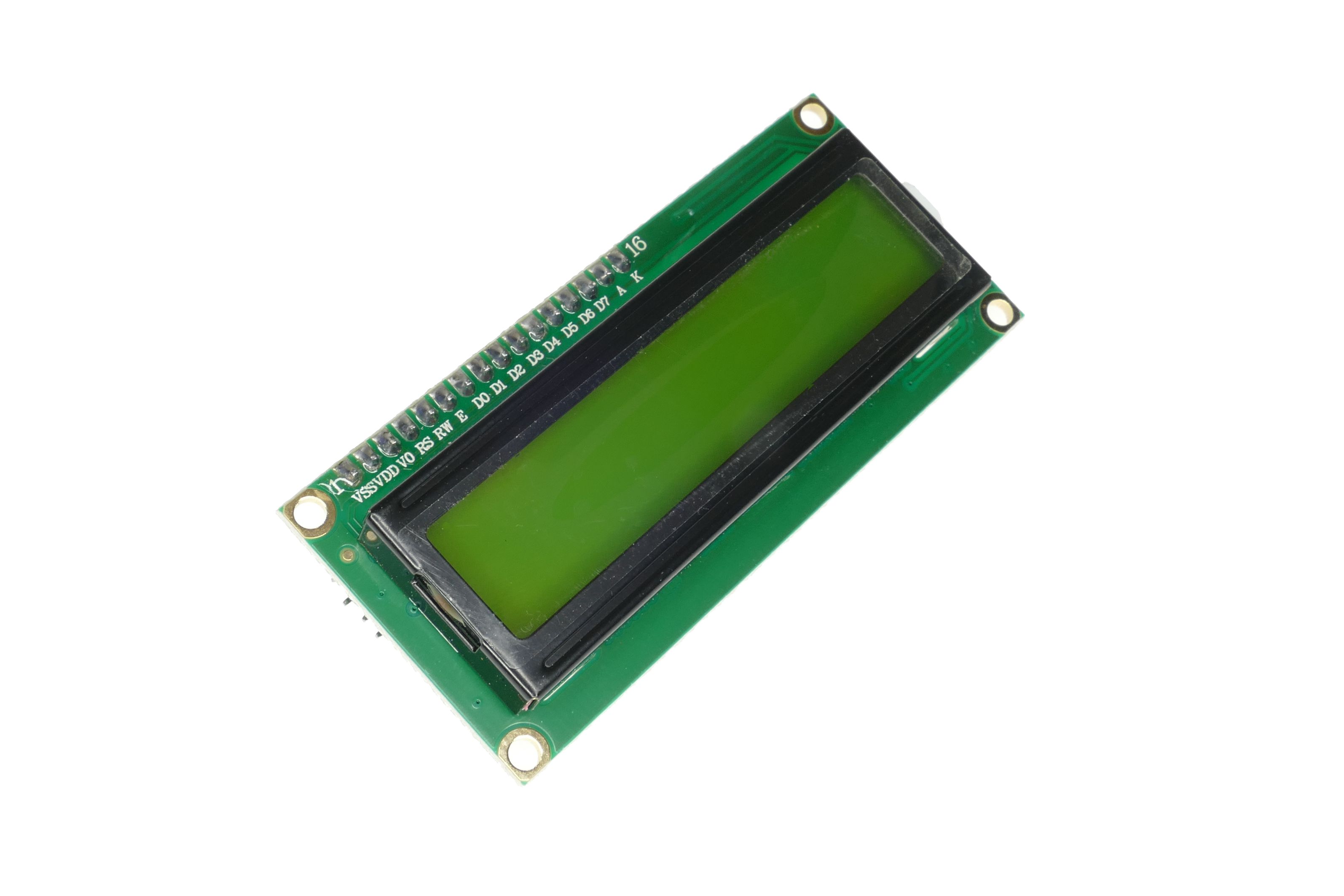 Wyświetlacz LCD 2 x 16 ze sterownikiem HD44780 + konwerter do magistrali I2C