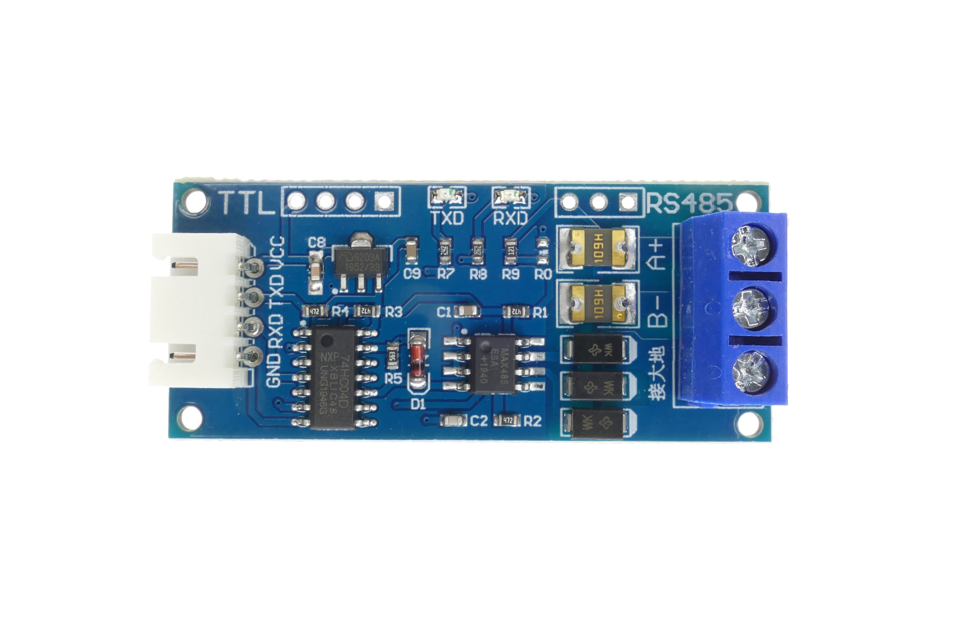 Konwerter magistrali UART na RS485.