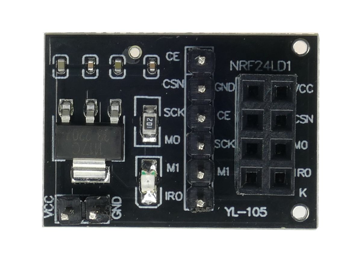 Adapter do modułów bezprzewodowych opartych o układ NRF24L01.