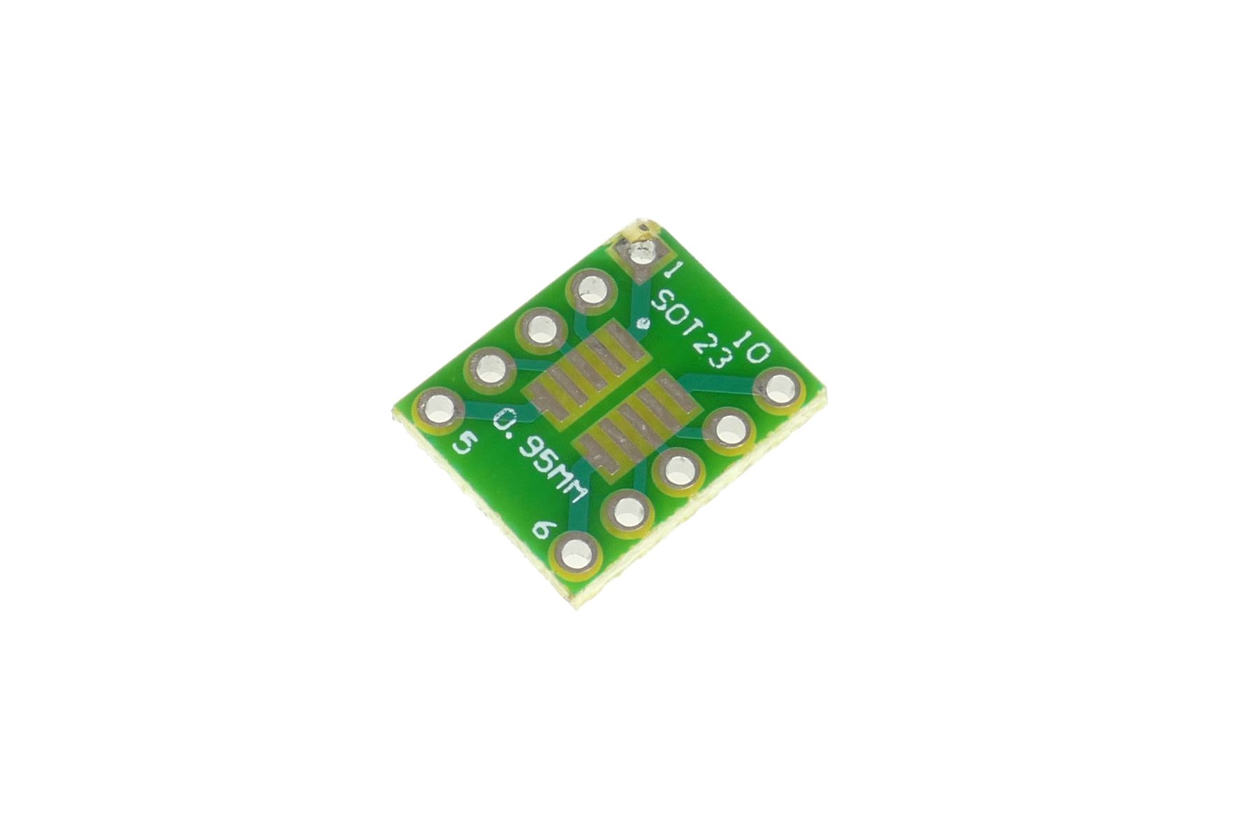 Adapter SOP123 SOP10 do DIP 10 - płytka pcb.