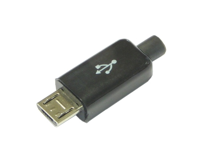 Wtyk micro USB na kabel.